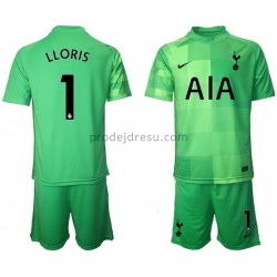 Tottenham Hotspur Dresy Fotbal Hugo Lloris 1 Brankářské Dětský Domácí 2021-2022 Krátký Rukáv