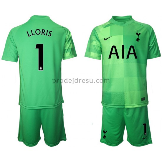 Tottenham Hotspur Dresy Fotbal Hugo Lloris 1 Brankářské Dětský Domácí 2021-2022 Krátký Rukáv