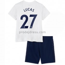 Tottenham Hotspur Dresy Fotbal Lucas Moura 27 Dětský Domácí 2021-2022 Krátký Rukáv