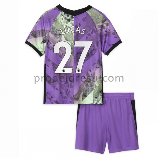 Tottenham Hotspur Dresy Fotbal Lucas Moura 27 Dětský Alternativní 2021-2022 Krátký Rukáv