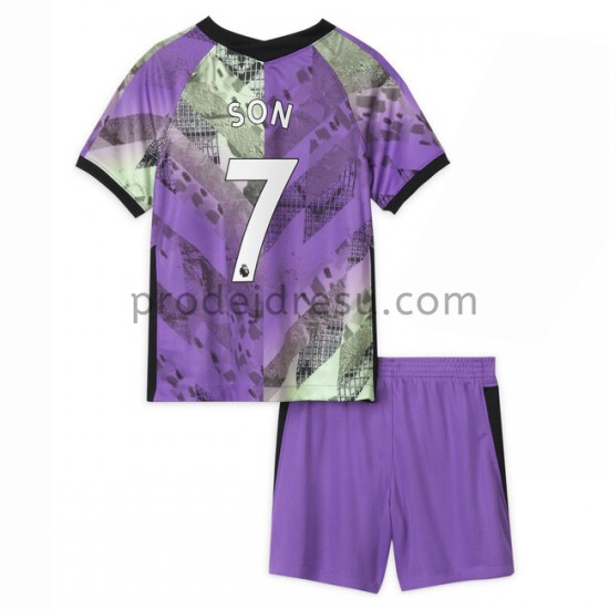 Tottenham Hotspur Dresy Fotbal Son Heung-min 7 Dětský Alternativní 2021-2022 Krátký Rukáv