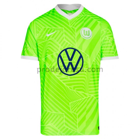 VFL Wolfsburg Dresy Fotbal Domácí 2021-2022 Krátký Rukáv