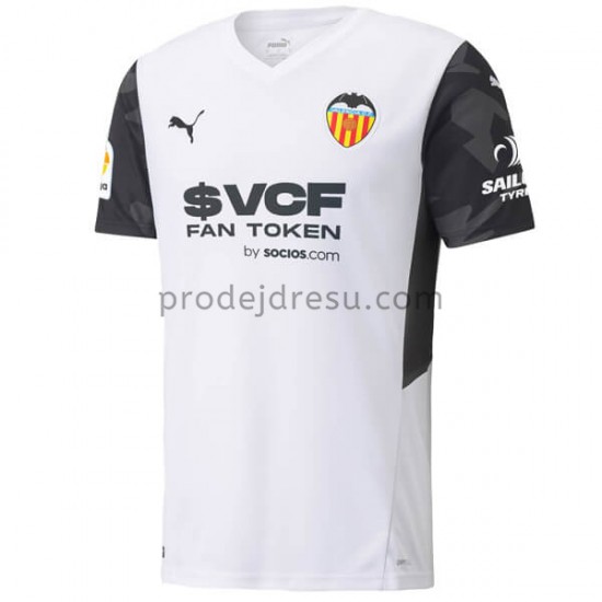 Valencia CF Dresy Fotbal Domácí 2021-2022 Krátký Rukáv
