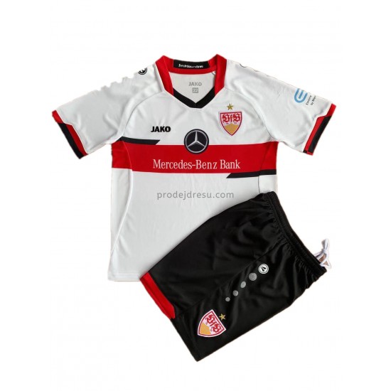 VfB Stuttgart Dresy Fotbal Dětský Domácí 2021-2022 Krátký Rukáv