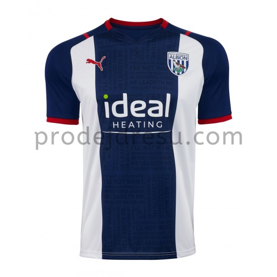 West Bromwich Albion Dresy Fotbal Domácí 2021-2022 Krátký Rukáv
