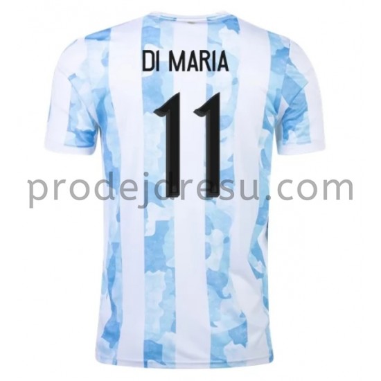 Argentina Dresy Fotbal Di Maria 11 Domácí 2021 Krátký Rukáv