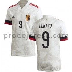Belgie Dresy Fotbal Romelu Lukaku 9 Venkovní ME 2020 Krátký Rukáv