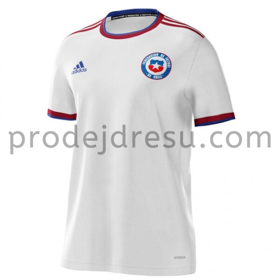 Chile Dresy Fotbal Venkovní 2021 Krátký Rukáv