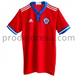 Chile Dresy Fotbal Domácí 2021 Krátký Rukáv
