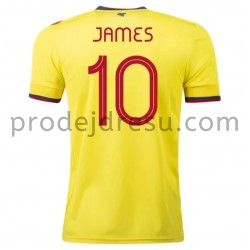 Kolumbie Dresy Fotbal James 10 Domácí 2020-2021 Krátký Rukáv