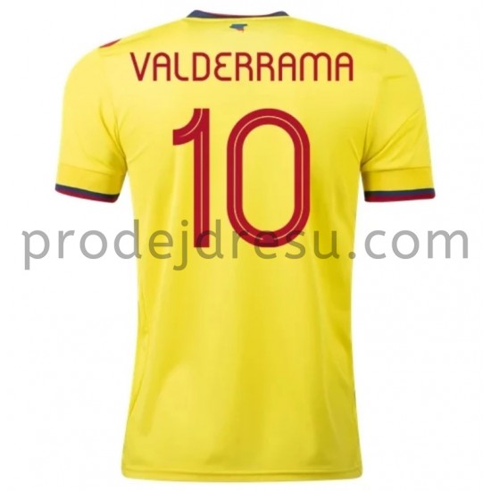 Kolumbie Dresy Fotbal Valderrama 10 Domácí 2020-2021 Krátký Rukáv
