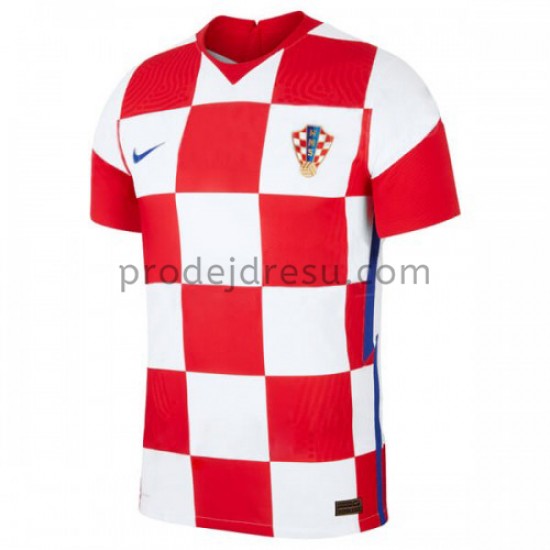Chorvatsko Dresy Fotbal Domácí ME 2020 Krátký Rukáv