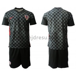 Chorvatsko Dresy Fotbal Dětský Venkovní ME 2020 Krátký Rukáv
