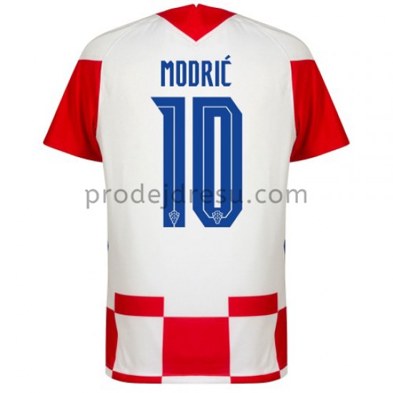 Chorvatsko Dresy Fotbal Luka Modrić 10 Domácí ME 2020 Krátký Rukáv