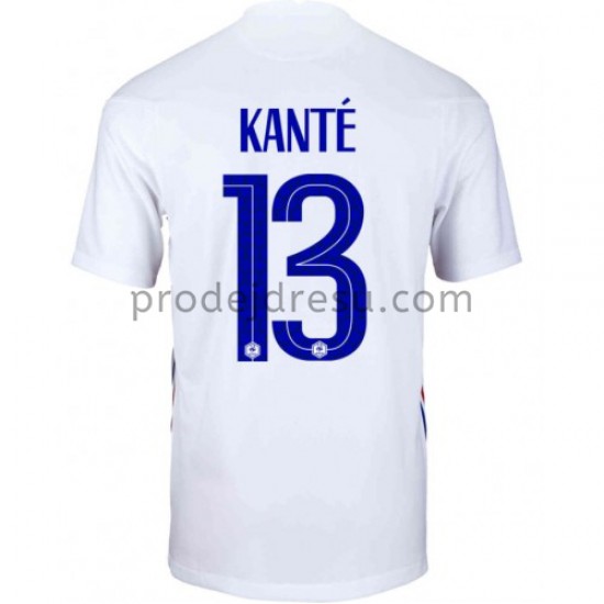 Francie Dresy Fotbal Kante 13 Venkovní ME 2020 Krátký Rukáv