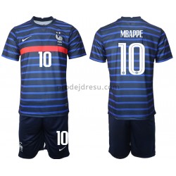 Francie Dresy Fotbal Kylian Mbappé 10 Dětský Domácí ME 2020 Krátký Rukáv