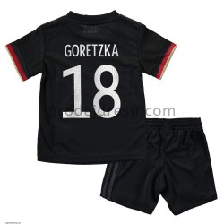 Německo Dresy Fotbal Leon Goretzka 18 Dětský Venkovní ME 2020 Krátký Rukáv