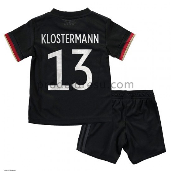 Německo Dresy Fotbal Lukas Klostermann 13 Dětský Venkovní ME 2020 Krátký Rukáv