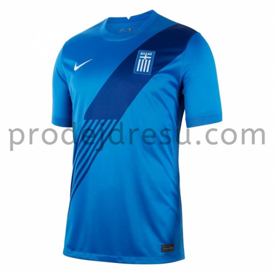 Řecko Dresy Fotbal Venkovní 2020-2021 Krátký Rukáv