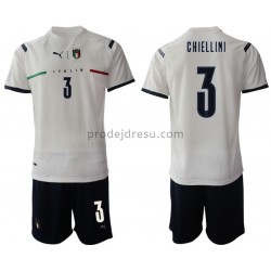 Itálie Dresy Fotbal Giorgio Chiellini 3 Dětský Venkovní 2021-2022 Krátký Rukáv