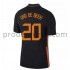Nizozemsko Dresy Fotbal Donny van de Beek 20 Venkovní ME 2020 Krátký Rukáv