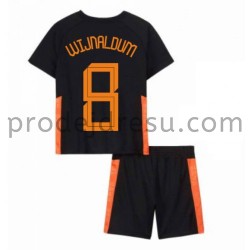 Nizozemsko Dresy Fotbal Georginio Wijnaldum 8 Dětský Venkovní ME 2020 Krátký Rukáv