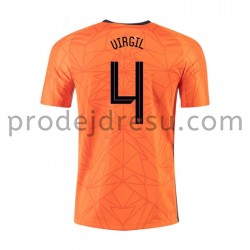 Nizozemsko Dresy Fotbal VIRGIL 4 Domácí ME 2020 Krátký Rukáv