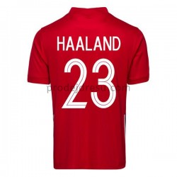 Norsko Dresy Fotbal Erling Haaland 23 Domácí 2020-2021 Krátký Rukáv
