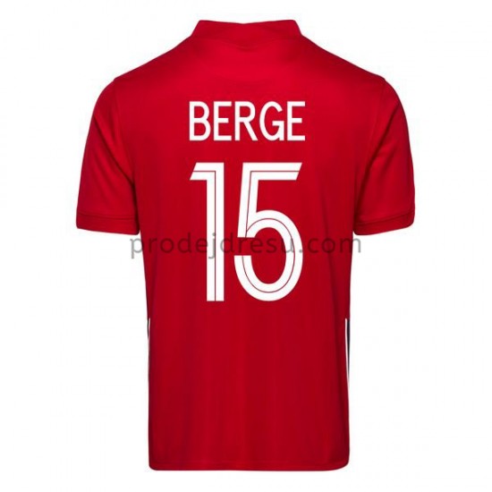 Norsko Dresy Fotbal Sander Berge 15 Domácí 2020-2021 Krátký Rukáv