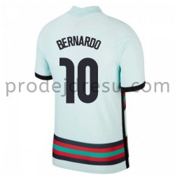 Portugalsko Dresy Fotbal Bernardo Silva 10 Venkovní ME 2020 Krátký Rukáv