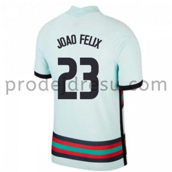 Portugalsko Dresy Fotbal JOAO FELIX 23 Venkovní ME 2020 Krátký Rukáv