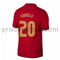 Portugalsko Dresy Fotbal Joao Cancelo 20 Domácí ME 2020 Krátký Rukáv