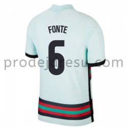 Portugalsko Dresy Fotbal Jose Fonte 6 Venkovní ME 2020 Krátký Rukáv