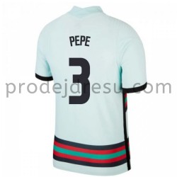 Portugalsko Dresy Fotbal Pepe 3 Venkovní ME 2020 Krátký Rukáv