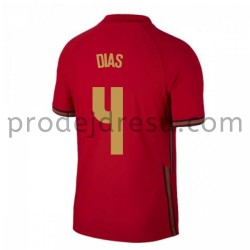 Portugalsko Dresy Fotbal Ruben Dias 4 Domácí ME 2020 Krátký Rukáv