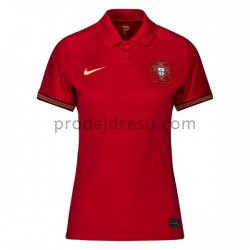 Portugalsko Dresy Fotbal Žena Domácí ME 2020 Krátký Rukáv