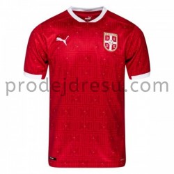 Srbsko Dresy Fotbal Domácí 2020-2021 Krátký Rukáv
