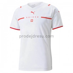 Švýcarsko Dresy Fotbal Venkovní 2021-2022 Krátký Rukáv