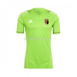 Belgie Dresy Fotbal Brankářské Muž Domácí 2021-2022 Krátký rukáv