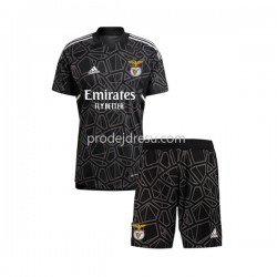 Benfica Dresy Fotbal Brankářské Dětský Venkovní 2022-2023 Krátký rukáv
