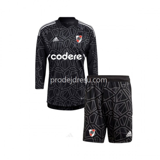CA River Plate Dresy Fotbal Brankářské Dětský Domácí 2023 Dlouhý rukáv