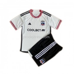 Colo-Colo Dresy Fotbal Dětský Domácí 2023 Krátký rukáv
