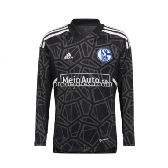 FC Schalke 04 Dresy Fotbal Brankářské Muž Domácí 2022-2023 Dlouhý rukáv