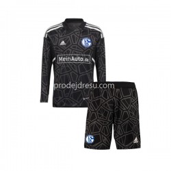 FC Schalke 04 Dresy Fotbal Brankářské Dětský Domácí 2022-2023 Dlouhý rukáv