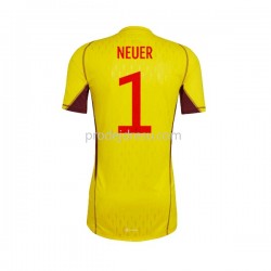 Německo Dresy Fotbal Manuel Neuer 1 Brankářské Muž Venkovní World Cup 2022 Krátký rukáv