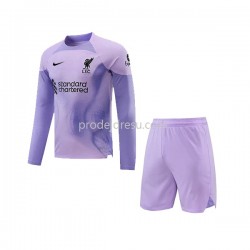 Liverpool Dresy Fotbal Brankářské Dětský Domácí 2022-2023 Dlouhý rukáv