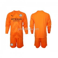 Manchester City Dresy Fotbal Brankářské Dětský Alternativní 2022-2023 Dlouhý rukáv