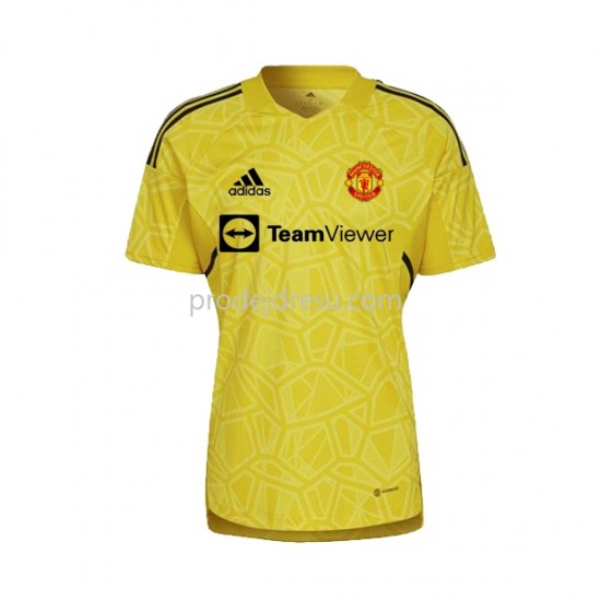 Manchester United Dresy Fotbal Brankářské Muž Venkovní 2022-2023 Krátký rukáv