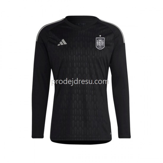 Španělsko Dresy Fotbal Brankářské Muž Domácí 2022 Dlouhý rukáv