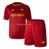 AS Roma Dresy Fotbal Dětský Domácí 2022-2023 Krátký Rukáv